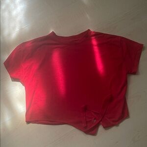 Classic Red Women's Crop Top